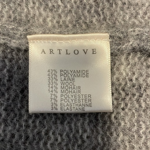 ARTLOVE - Maxi Length Cardi in Medium Heather Grey colour - Size S - Picture 8 of 10